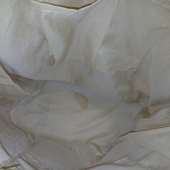 Neutral Woven Stripe Tote Bag – Coastal Chic Everyday Carryall - Picture 7 of 10